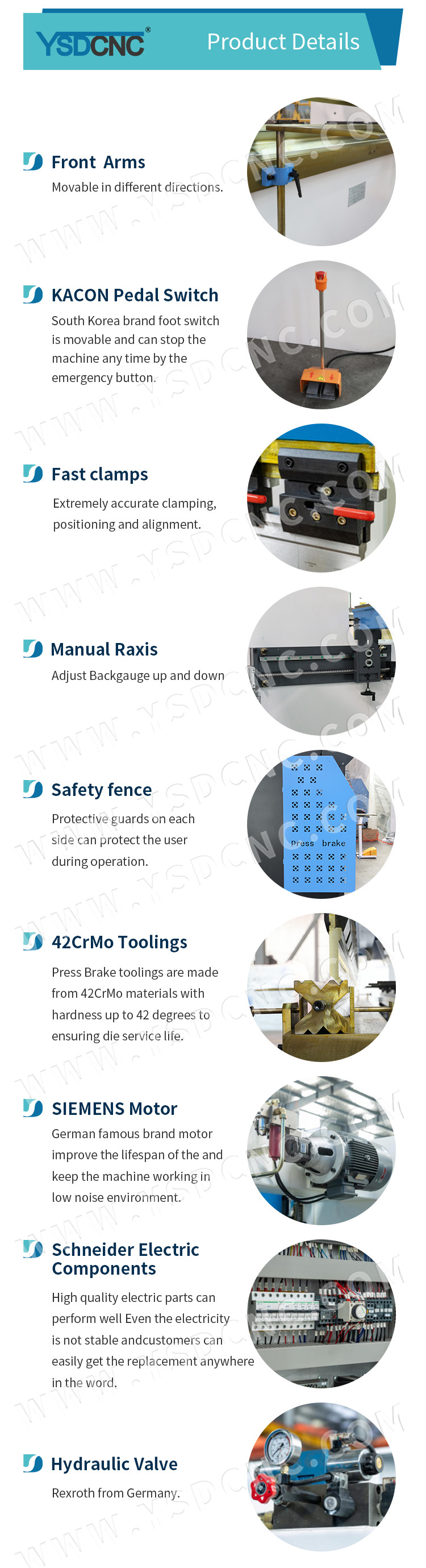 WC67K 100TON4000 NC Hydraulic Press Brake Machine with E21 (7) WC67K 100TON4000 NC Hydraulic Press Brake Machine with E21 (7)