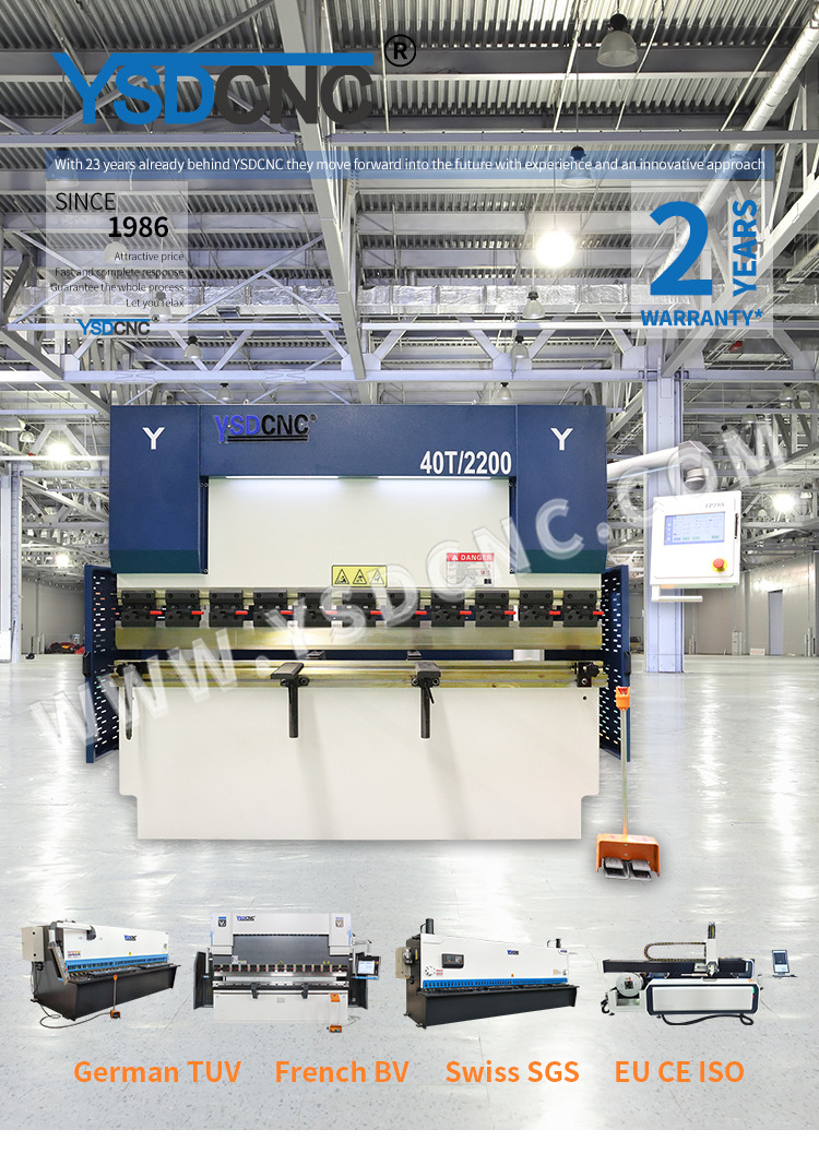 WC67K 40TON2200 Servo Hydraulic Press Brake with TP10, Sheet Bending Machine for Sale (4) WC67K 40TON2200 Servo Hydraulic Press Brake with TP10, Sheet Bending Machine for Sale (4)