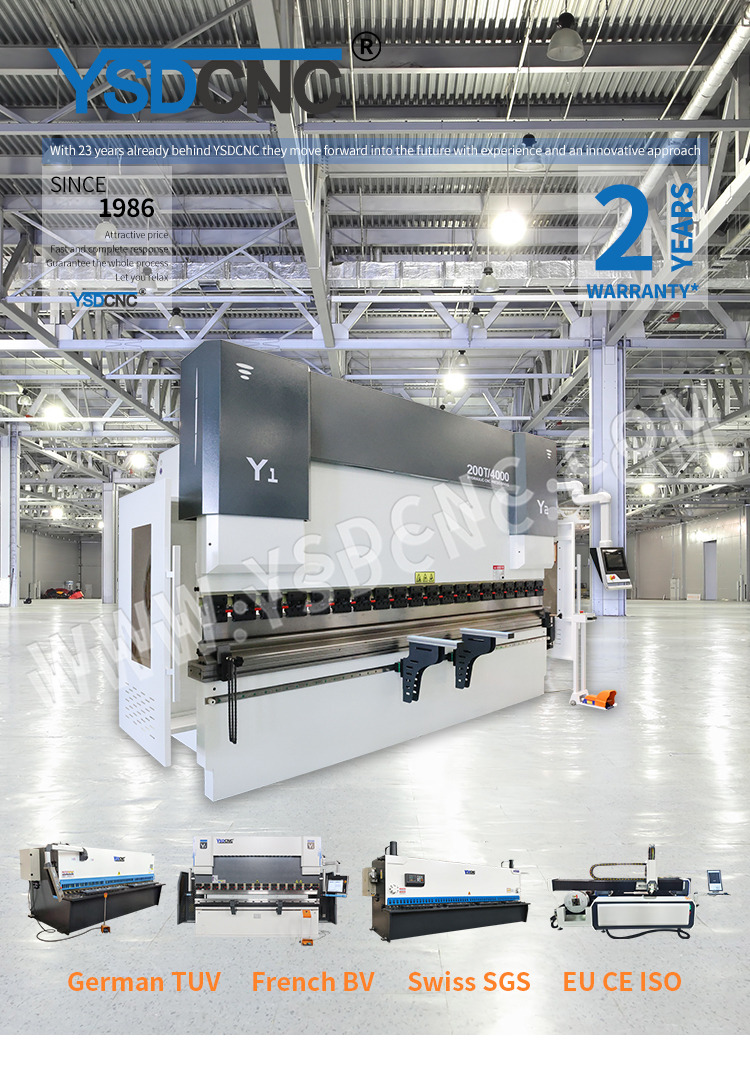 WE67k 200ton4000 CNC Electro-hydraulic Press Brake Machine with DA-53T (4) WE67k 200ton4000 CNC Electro-hydraulic Press Brake Machine with DA-53T (4)
