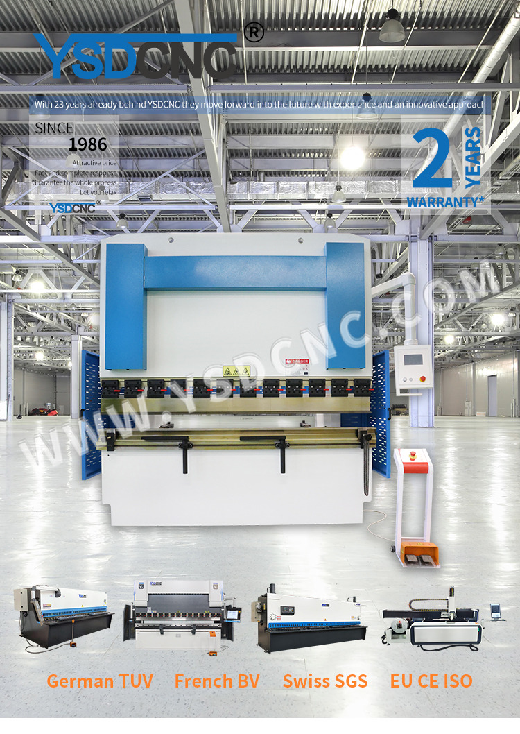 WC67K 160TON2500 Servo Hydraulic Press Brake with CybTouch 8, Sheet Bending Machine for Sale (4) WC67K 160TON2500 Servo Hydraulic Press Brake with CybTouch 8, Sheet Bending Machine for Sale (4)
