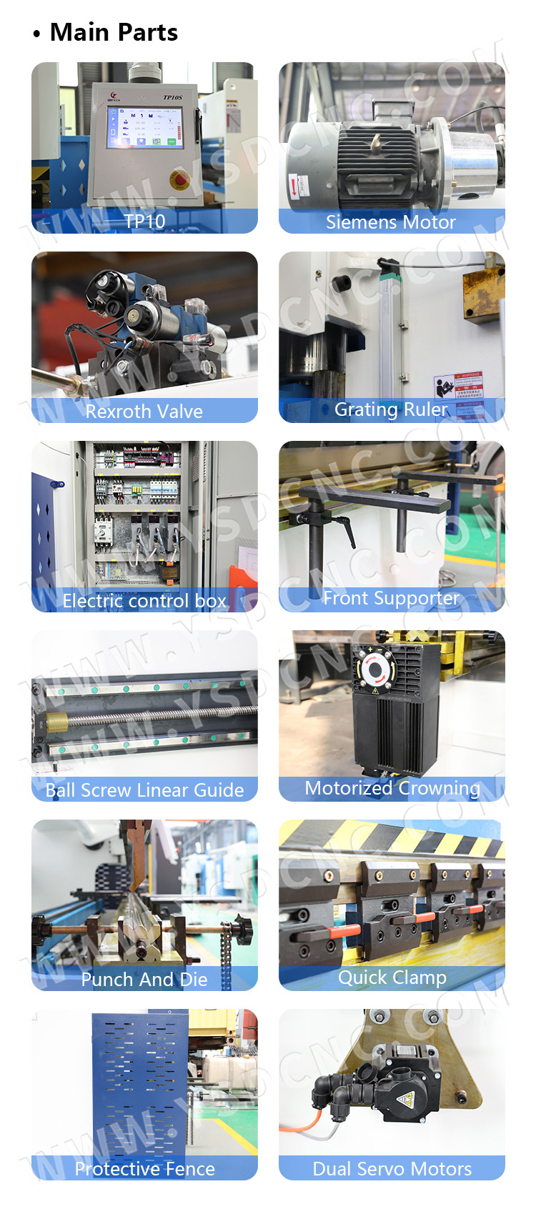 WC67K 40TON2200 Servo Hydraulic Press Brake with TP10, Sheet Bending Machine for Sale (5) WC67K 40TON2200 Servo Hydraulic Press Brake with TP10, Sheet Bending Machine for Sale (5)