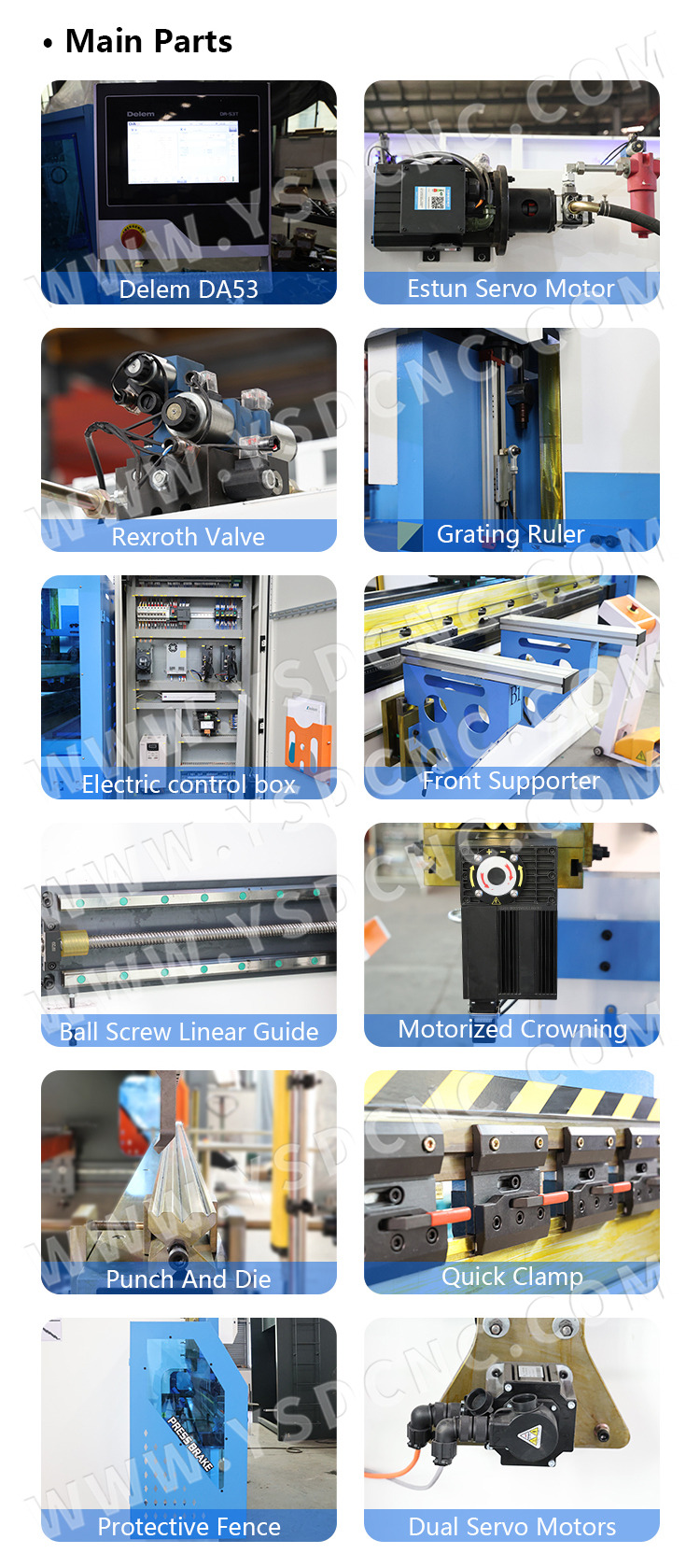 WE67k 200ton4000 CNC Electro-hydraulic Press Brake Machine with DA-53T (5) WE67k 200ton4000 CNC Electro-hydraulic Press Brake Machine with DA-53T (5)