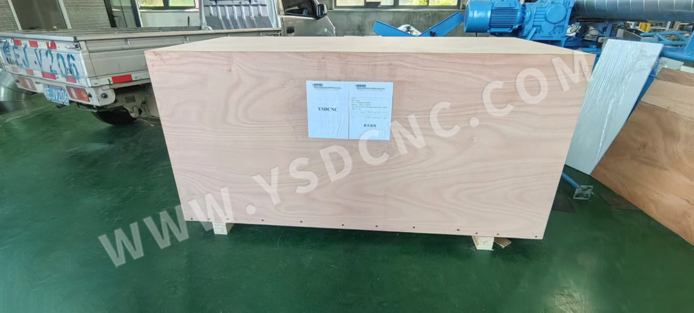 Zambia- 1 set Electric elbow duct machine hvac duct machine (3)