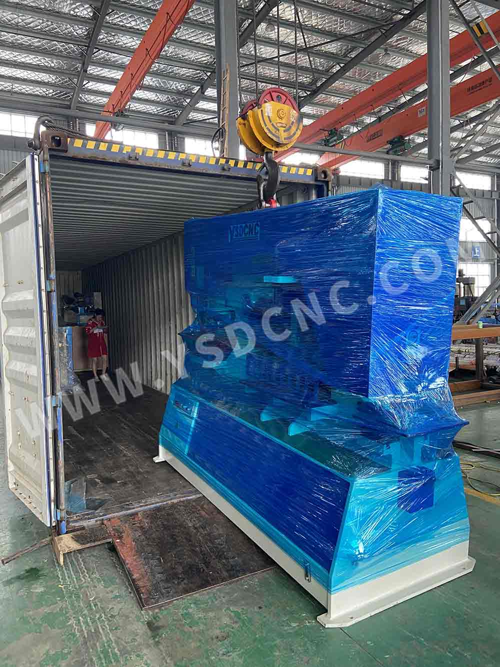 United States- 1 set HVAC duct machine&one set Press brake & one set Iron worker& one set Oval duct machine (4)