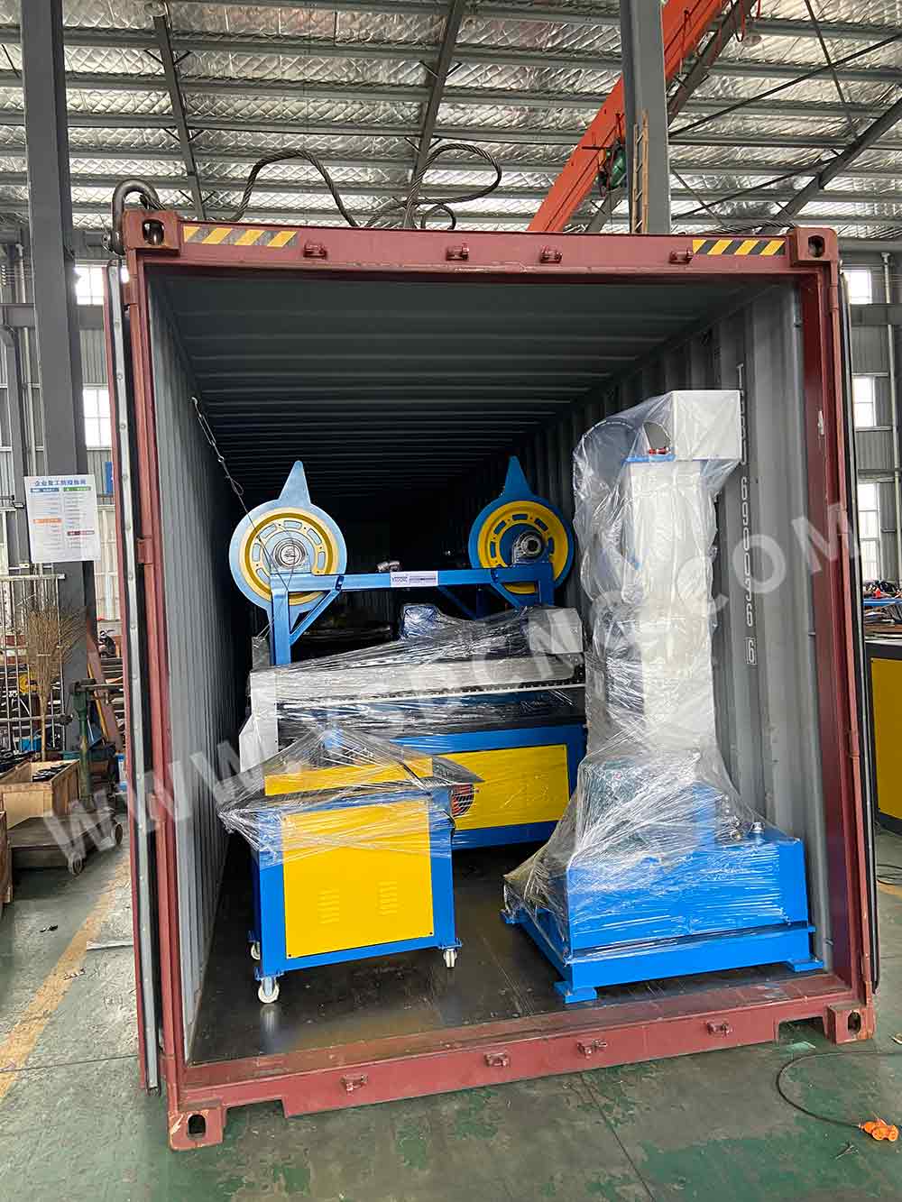 Malta- 2 sets Galvanized Coil&one set Hydraulic Seam machine & one set Hvac duct machine line 3& one set Lock forming machine (6)