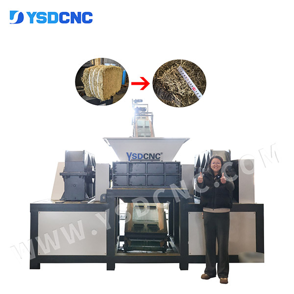 1200 type straw shredder with 8m feeding belt