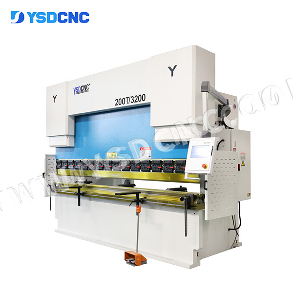 WC67K 200TON3200 Servo Hydraulic Press Brake with TP10, Sheet Bending Machine for Sale