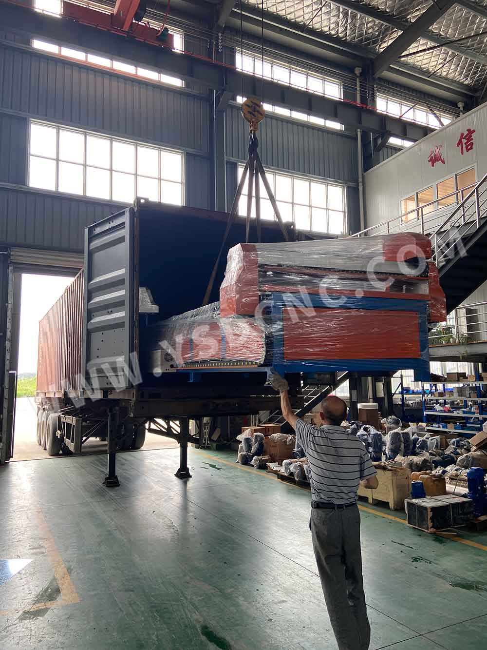Hungary- 1 set HVAC duct machine&one set Plasma cutting machine&one set rolling machine (1)