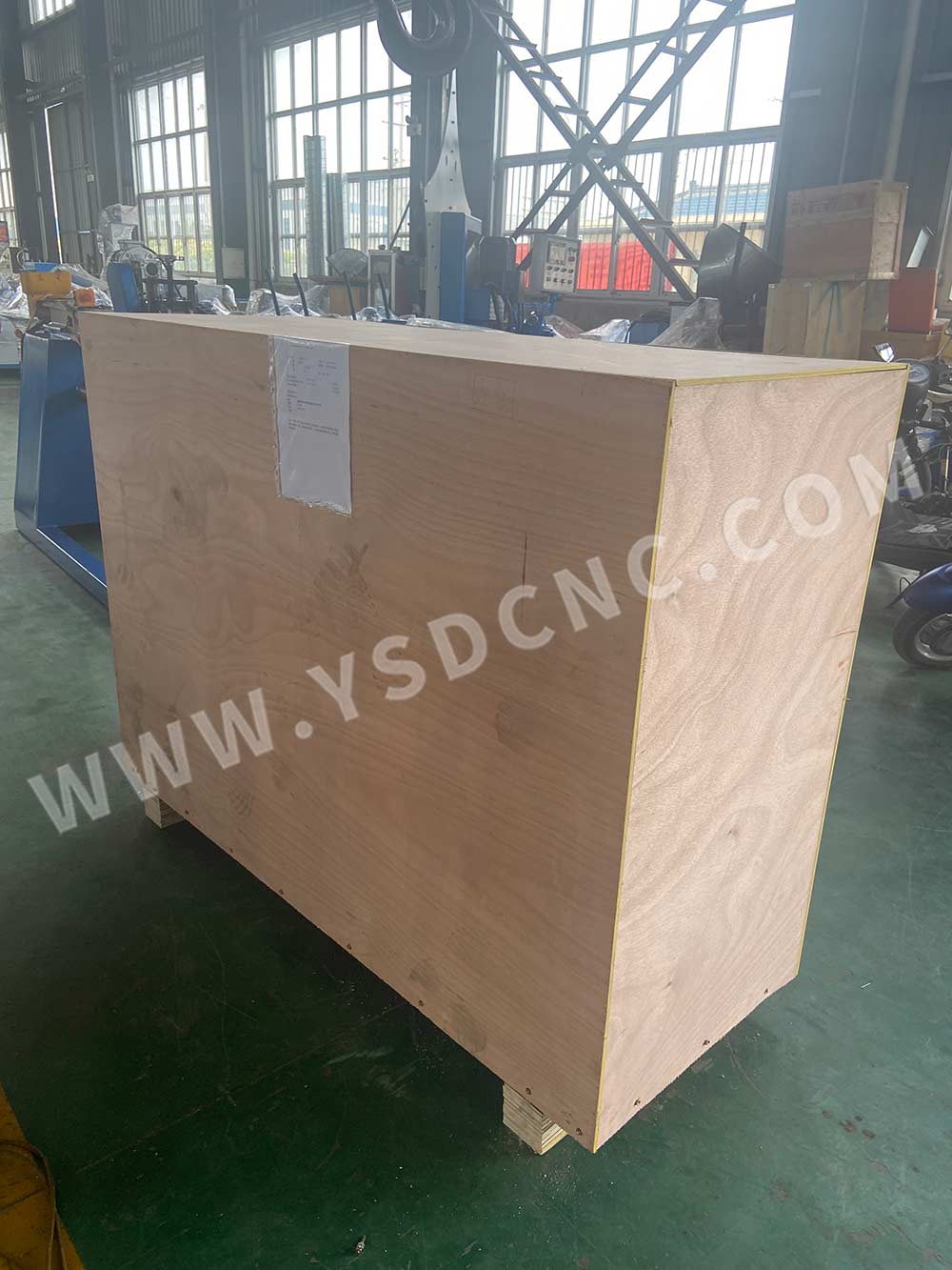 Spain- 1 set Lock forming machine&1 set beading machine from nanjing shanduan (7)