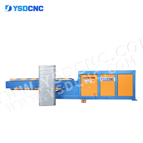 HVAC Flat Oval Duct Making Machine Tubeformer Helix Ovalizer