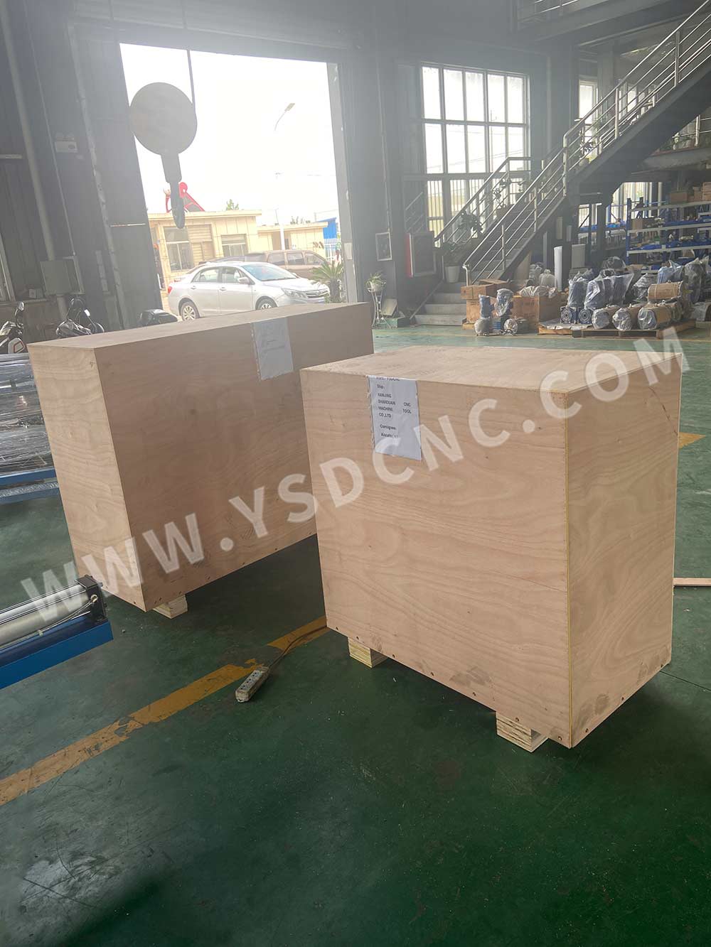 Spain- 1 set Lock forming machine&1 set beading machine from nanjing shanduan (8)