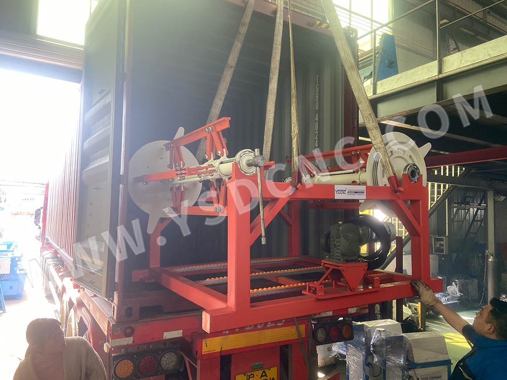 India- 1 set HVAC duct machine&one set folding machine &1 set Lock forming machine&1 set flang machne (3)