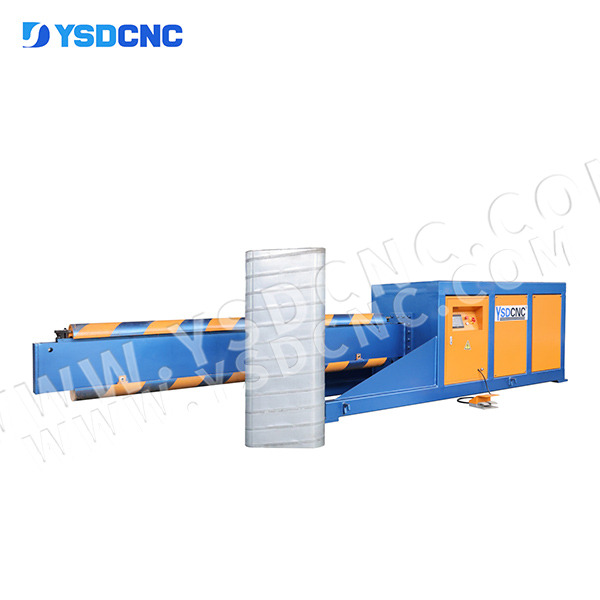 HVAC Flat Oval Duct Making Machine Tubeformer Helix Ovalizer