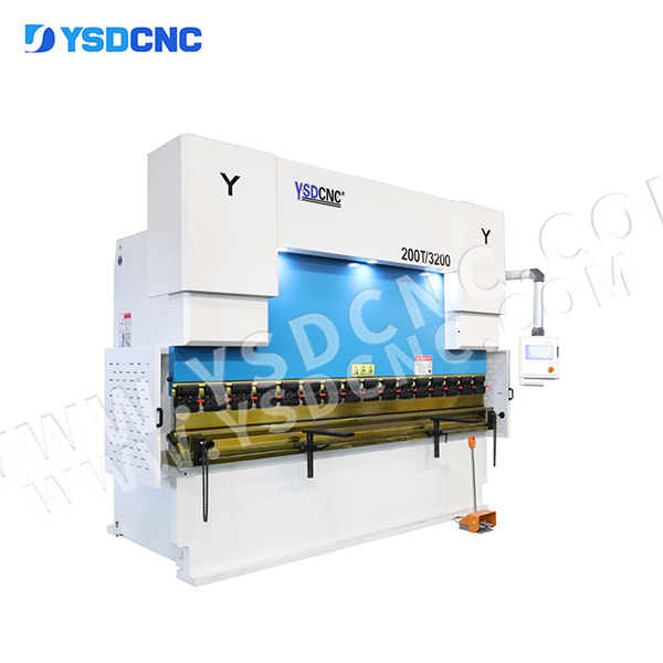 WC67K 200TON3200 Servo Hydraulic Press Brake with TP10, Sheet Bending Machine for Sale