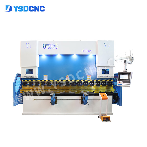 WE67k 125ton3200 CNC Electro-hydraulic Press Brake Machine with DA-53T