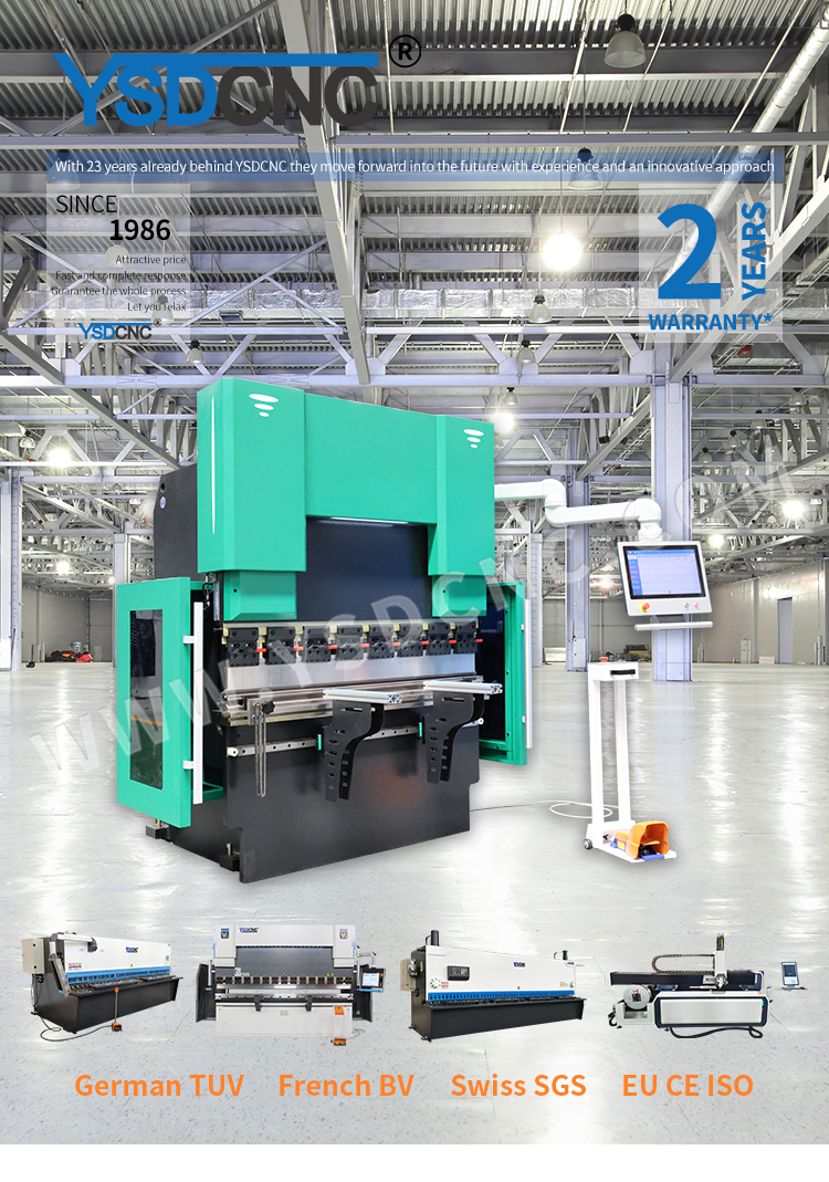 WC67K 80TON2000 NC Hydraulic Press Brake Machine with EL 19T (4)