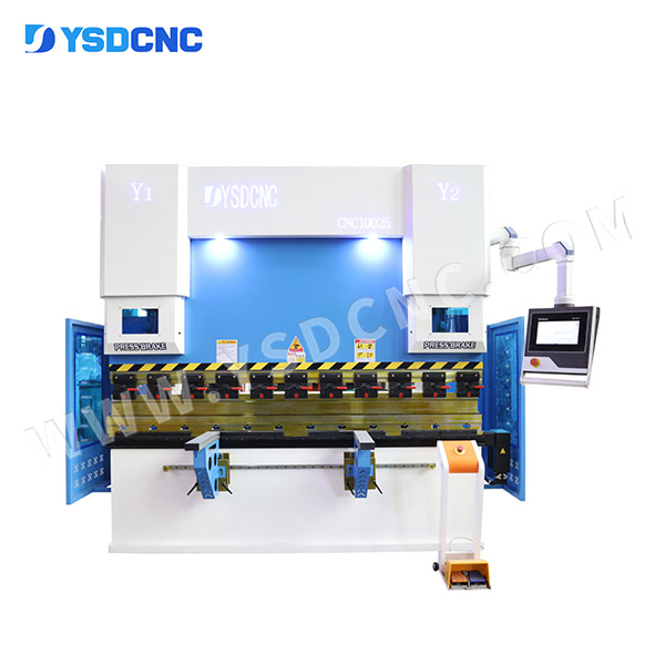 WE67k 100ton2500 CNC Electro-hydraulic Press Brake Machine with DA-53T