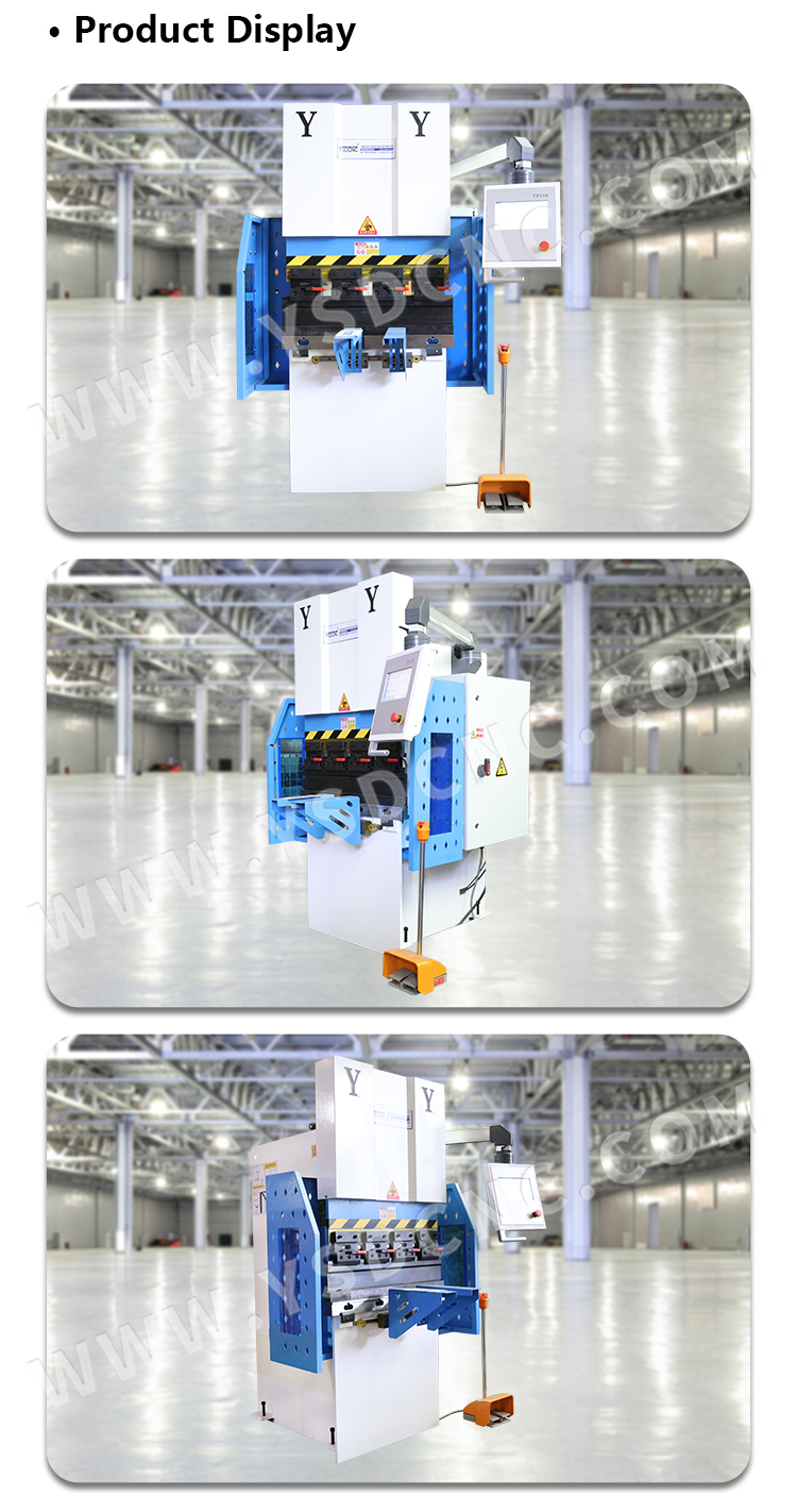 WC67K 30TON800 Servo Hydraulic Press Brake with TP10, Sheet Bending Machine for Sale (6)
