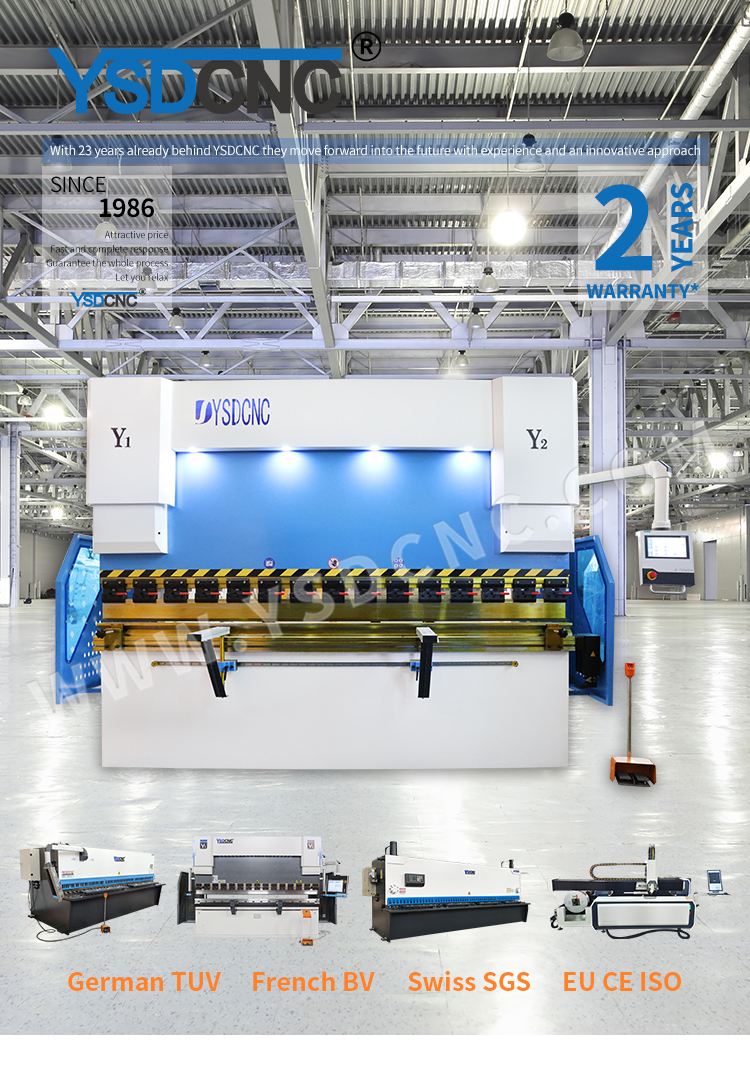 WC67K 125TON3200 NC Hydraulic Press Brake Machine with E310 (4)