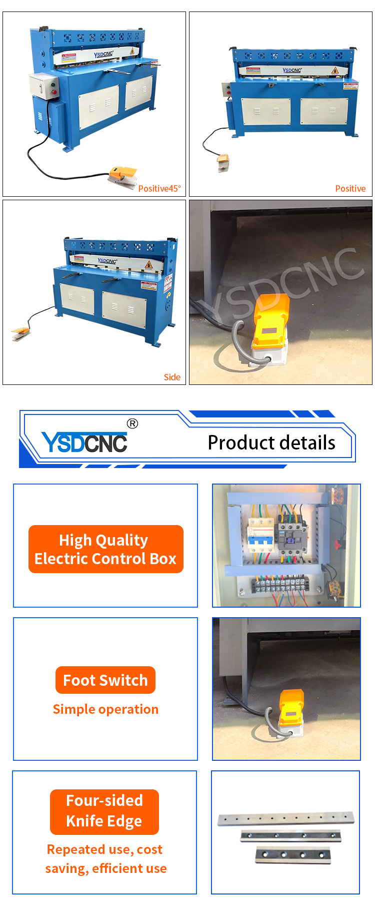 Q11-2X1300 electric shearing cutting machine (5)