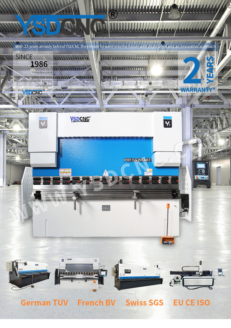 WC67K 135TON3200 NC Hydraulic Press Brake Machine with E300 (4)