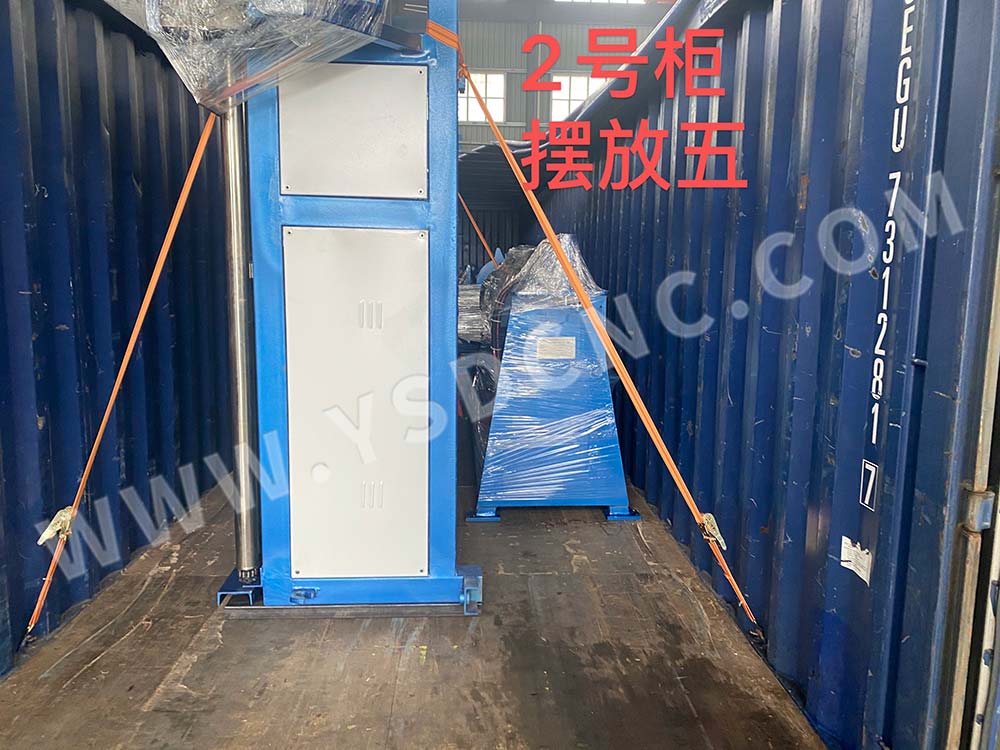 South Korea- 6 set HVAC duct machine&one set Electric rolling machine& one set folding machine (12)