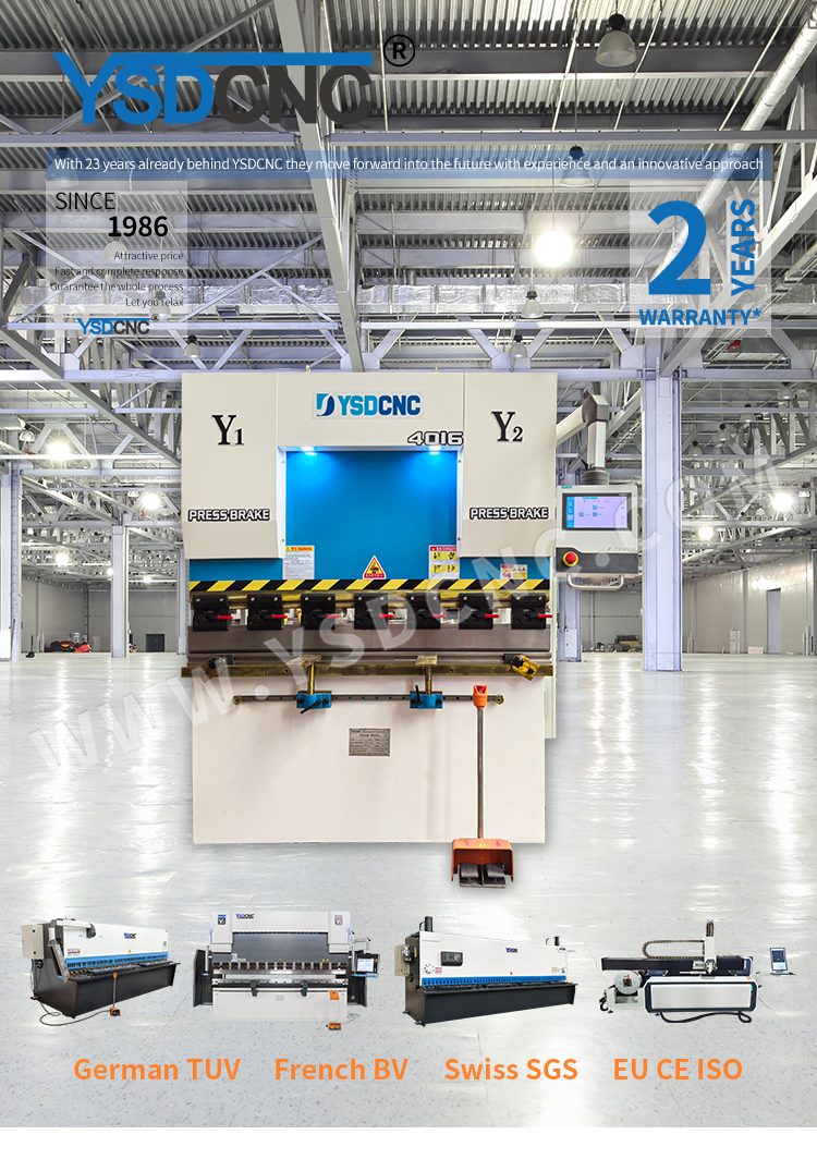 WC67K 40TON1600 NC Hydraulic Press Brake Machine with E310 (4)