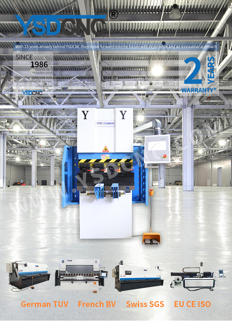 WC67K 30TON800 Servo Hydraulic Press Brake with TP10, Sheet Bending Machine for Sale (4)