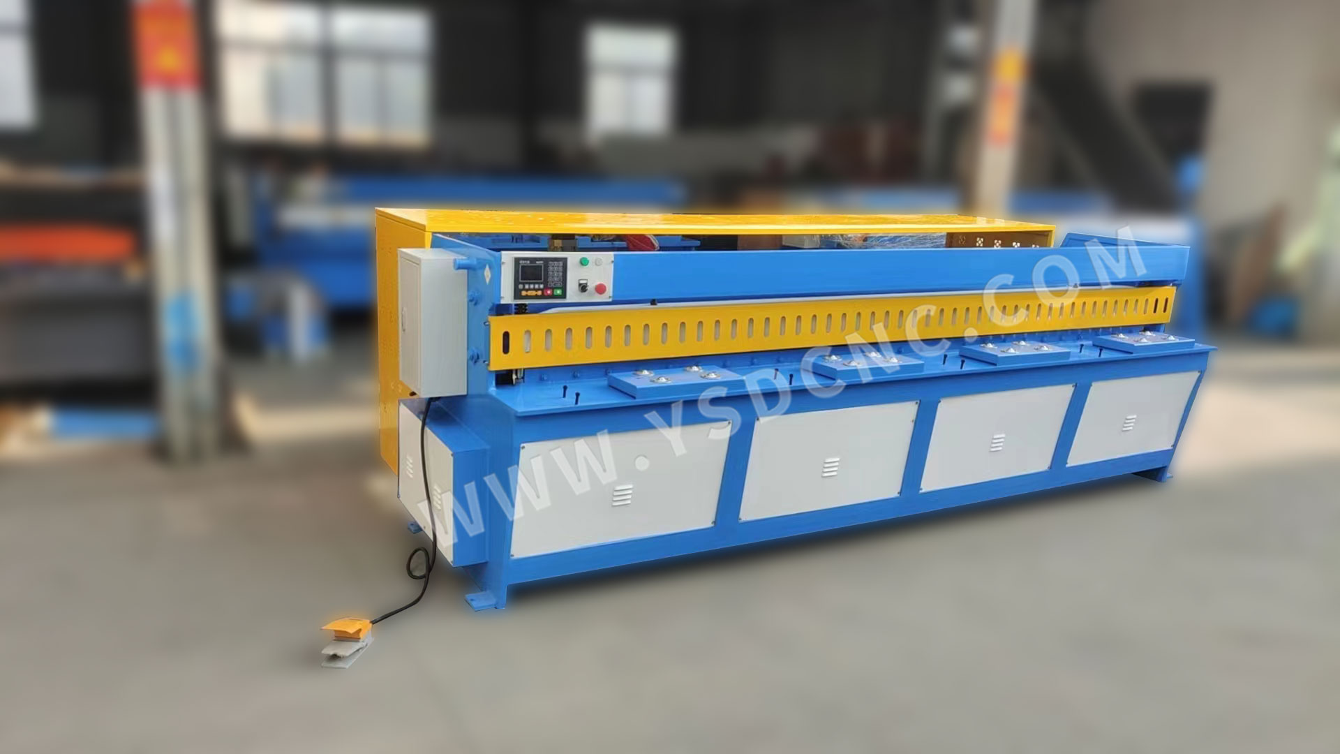 Q11 2x3200 electric shearing cutting machine with E21S system (8)