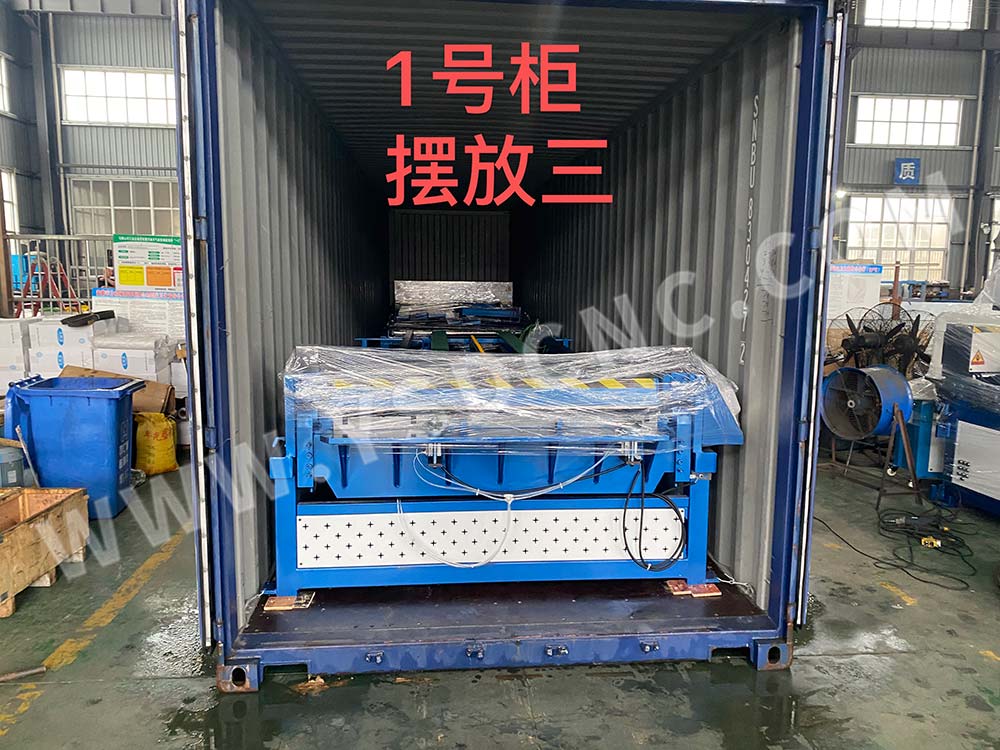 South Korea- 6 set HVAC duct machine&one set Electric rolling machine& one set folding machine (2)