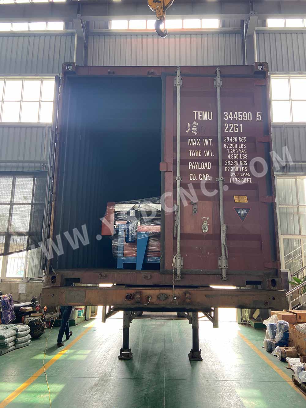 Hungary- 1 set HVAC duct machine&one set Plasma cutting machine&one set rolling machine (5)