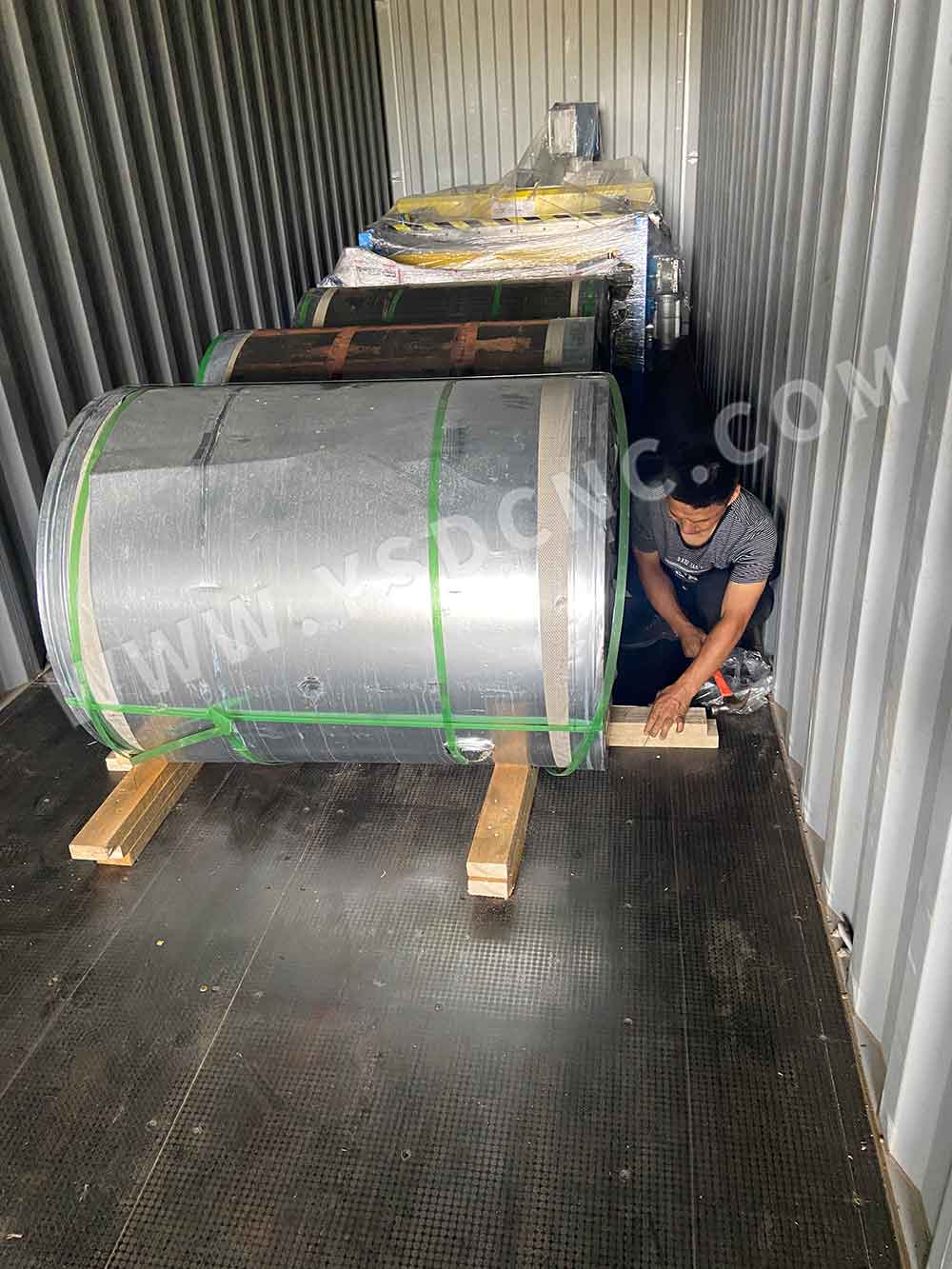 Malta- 2 sets Galvanized Coil&one set Hydraulic Seam machine & one set Hvac duct machine line 3& one set Lock forming machine (2)