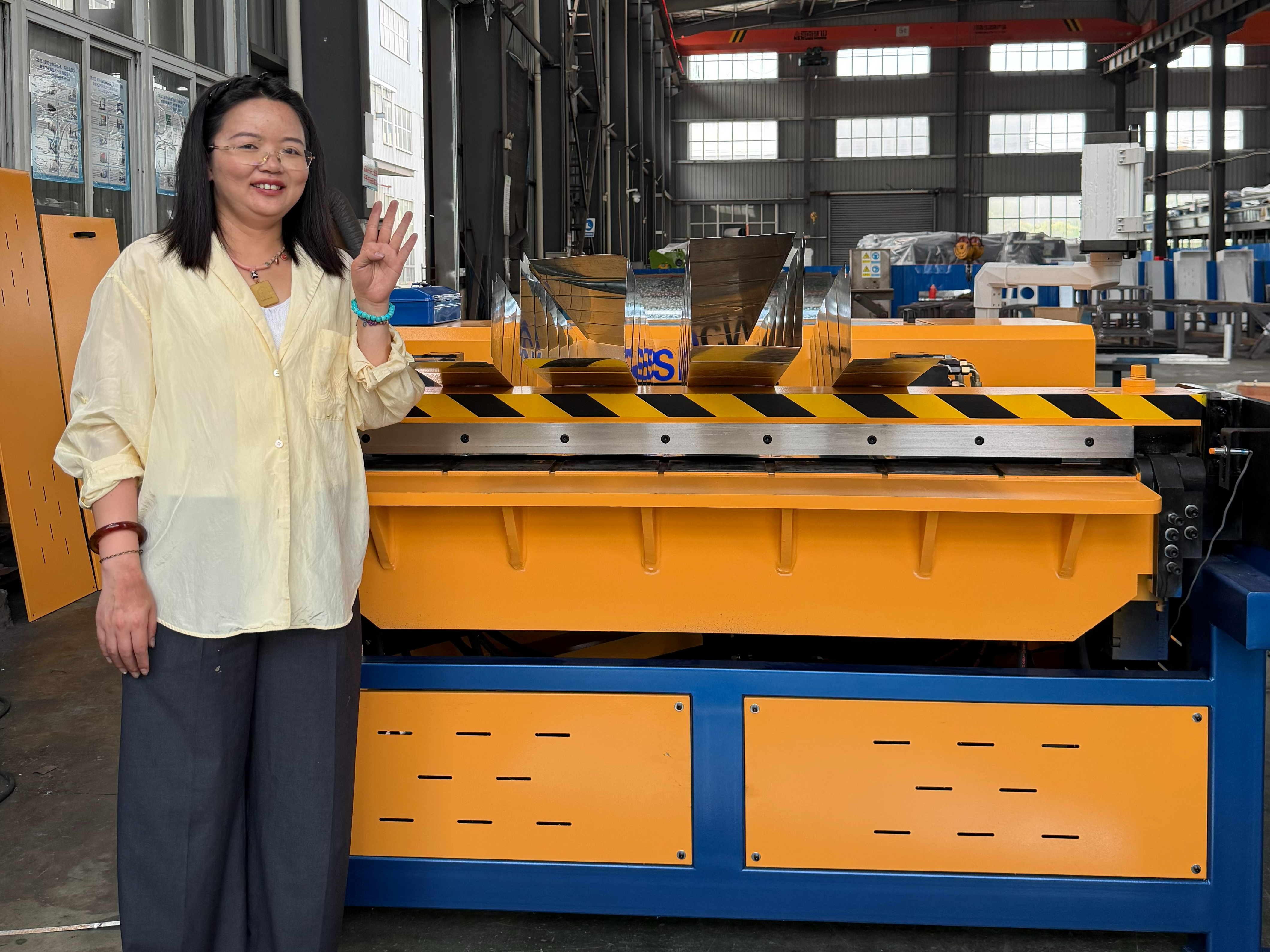 How does the duct production line 3 operate?