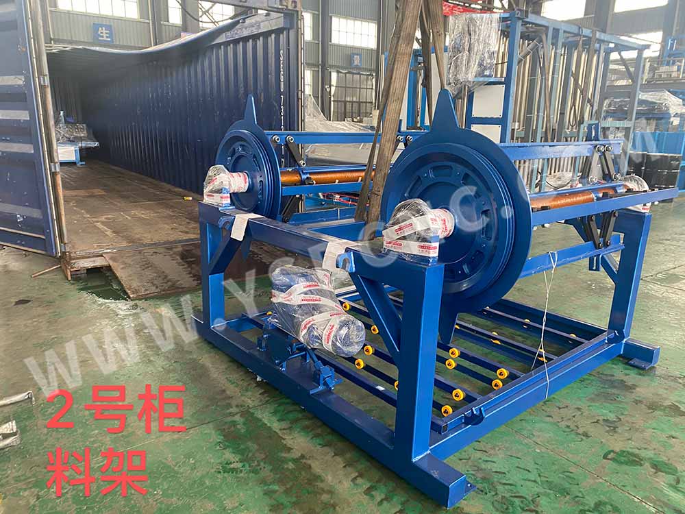 South Korea- 6 set HVAC duct machine&one set Electric rolling machine& one set folding machine (14)