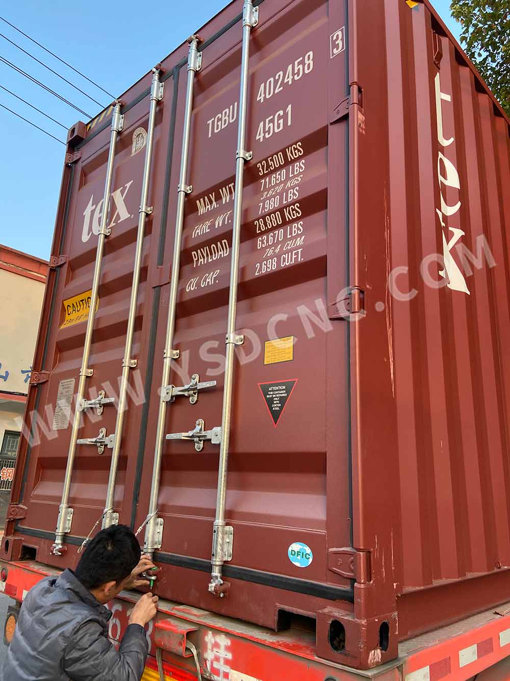 India- 1 set HVAC duct machine&one set folding machine &1 set Lock forming machine&1 set flang machne (8)