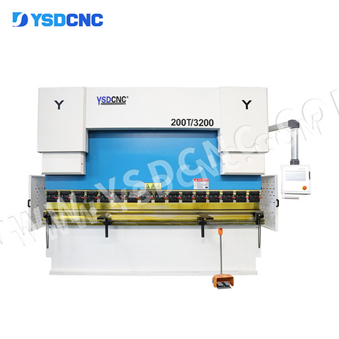 WC67K 200TON3200 Servo Hydraulic Press Brake with TP10, Sheet Bending Machine for Sale
