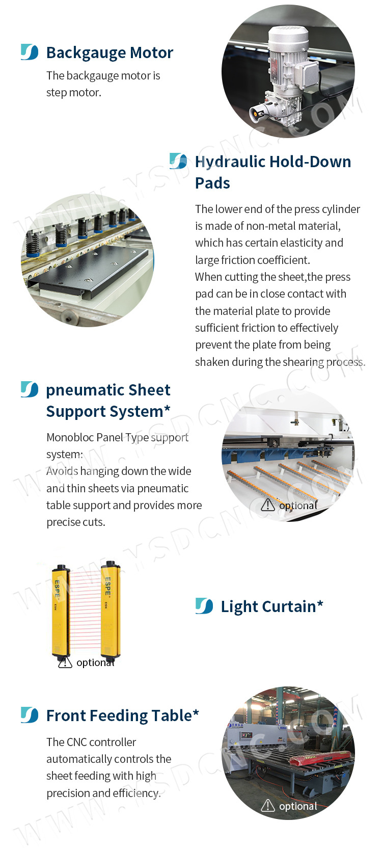 QC11K x3200 Hydraulic Guillotine Shearing Machine with E21S (8)