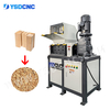 Small green waste paper plastic wood metal sheet kitchen garbage recycling Shredders with 300